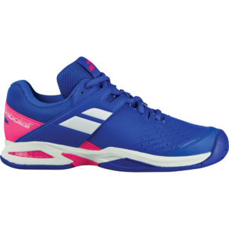 Babolat Boys Tennis Shoes Blue Blu/Fluo 