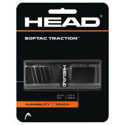 HEAD GRIP REPLACEMENT SOFTAC TRACTION BLACK