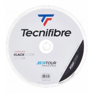 TECNIFIBRE STRING BLACK CODE 1.24MM 17G BLACK REEL