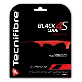 TECNIFIBRE STRING BLACK CODE 4S 1.25MM 17G SET