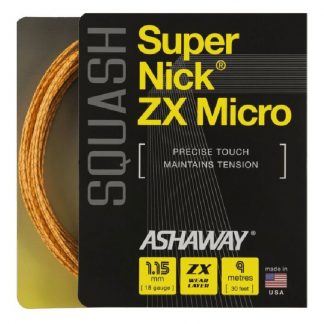 ASHAWAY STRING SQ SUPERNICK ZX MIC 18G 1.15MM ORANGE SET