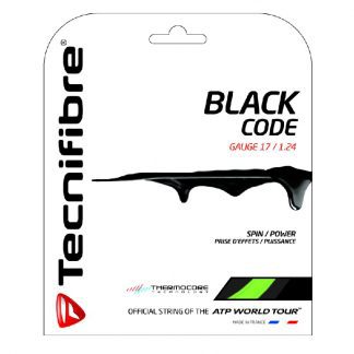 TECNIFIBRE STRING BLACK CODE 1.24MM 17G LIME SET (TBD)