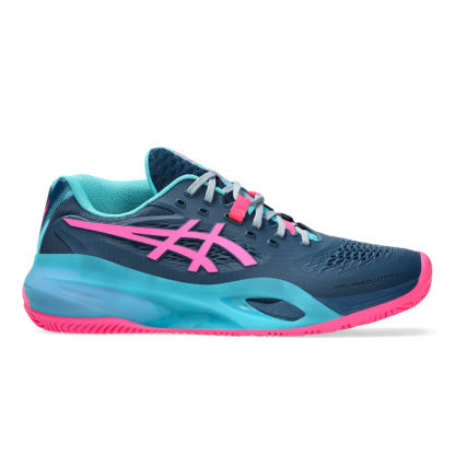 ASICS SHOE G-RESOLUTION X PADEL MN MAKO BLUE/HOT PINK (SS25)