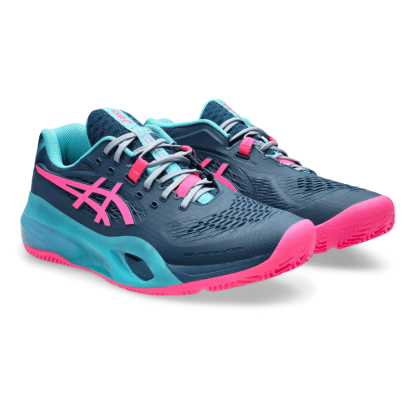 ASICS SHOE G-RESOLUTION X PADEL MN MAKO BLUE/HOT PINK (SS25)