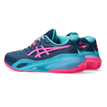 ASICS SHOE G-RESOLUTION X PADEL MN MAKO BLUE/HOT PINK (SS25) - Image 4