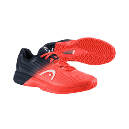 HEAD SHOE REVOLT PRO 4.0 KID BLUEBERRY/FIERY CORAL (SS25)