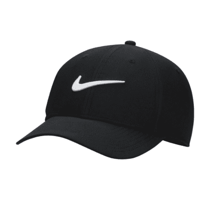 NIKE CAP STRUCTURED DRI-FIT CLUB SWOOSH BLACK