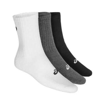 ASICS SOCK CREW MULTISPORT CUSHIONED BLACK/WHITE/GREY (SS25)