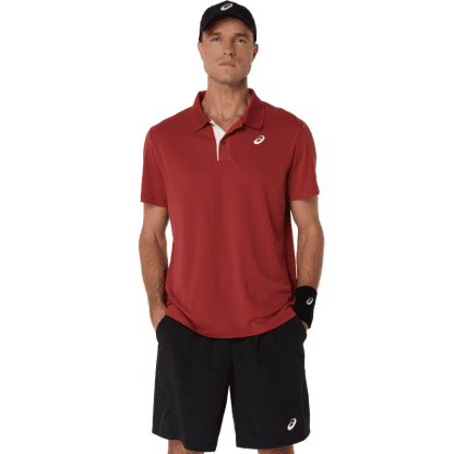 ASICS SHIRT POLO COURT MN BURNT RED (SS25)