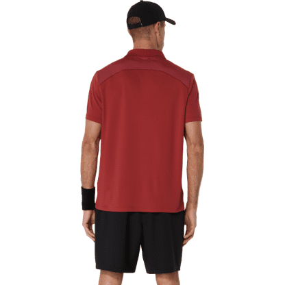 ASICS SHIRT POLO COURT MN BURNT RED (SS25)