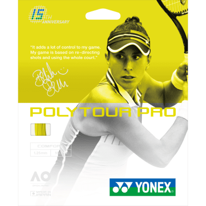 YONEX STRING POLYTOUR PRO LIMITED EDITION 1.25MM 16G YEL SET