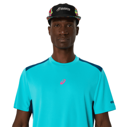 ASICS SHIRT TEE PADEL COURT MN ENERGY AQUA (SS25)