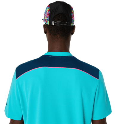 ASICS SHIRT TEE PADEL COURT MN ENERGY AQUA (SS25)