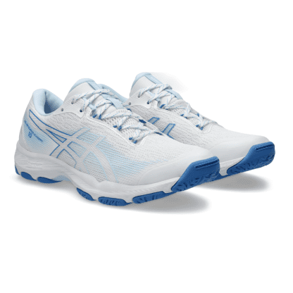 ASICS SHOE G-NETBURNER ACADEMY 10 WN WHITE/LIGHT BLUE (SS25)